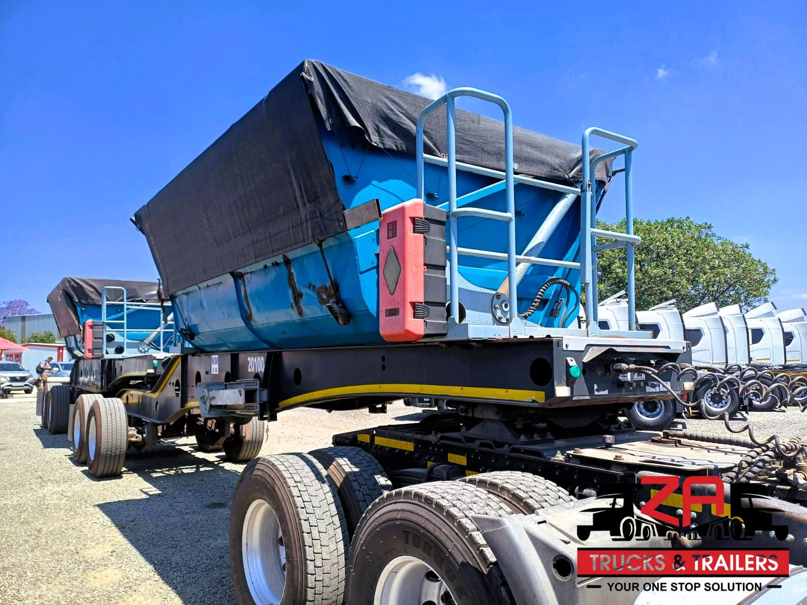 2021 AFRIT 18 CUBE SIDE TIPPER TRAILER #53359]